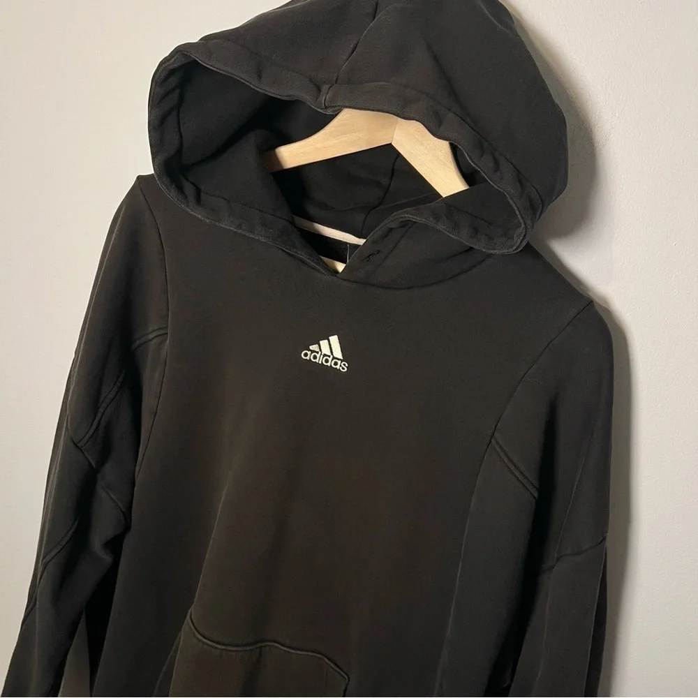 Adidas M Internal OH Pullover Hoodie Men’s size L Black Sweatshirt - HC3479